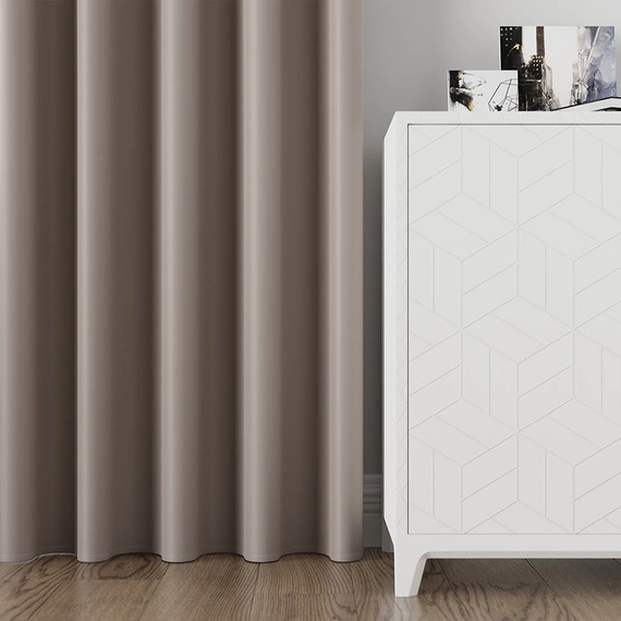 Tkanina NEW BLACKOUT / kolor ciemny beżowy (212) / kupon 60x280cm