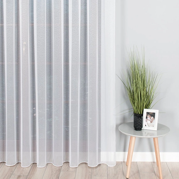 Markizeta gładka z obciążnikiem / kolor biały / wysokość 320cm