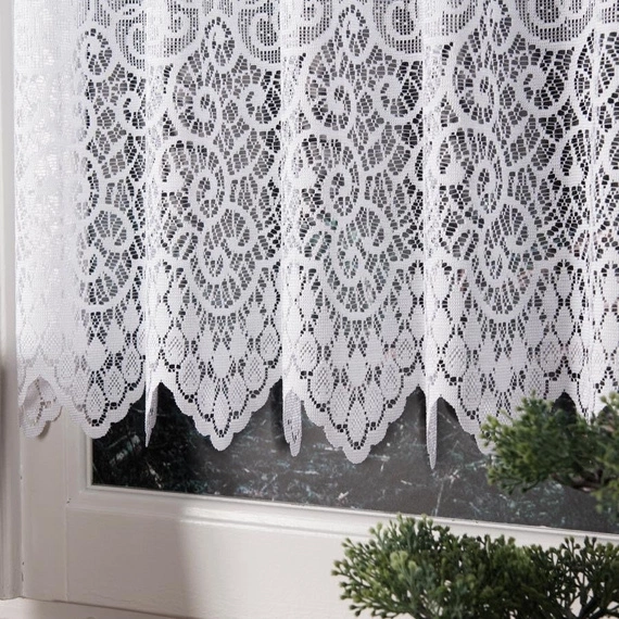 Firanka żakardowa w metrażu 001539 / wysokość 50cm