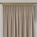 Tkanina zasłonowa na metry Lukrecja / wysokość 310cm / kolor 008 ciemnobeżowy