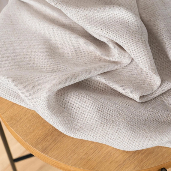 Tkanina zasłonowa na metry OPAL / wysokość 300cm / kolor jasny beżowy C2