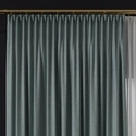 Tkanina zasłonowa na metry Lukrecja / wysokość 310cm / kolor 023 szarozielony