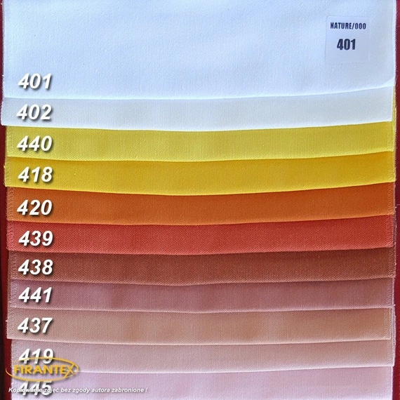 Tkanina NATURE / szerokość 180cm / kolor 440 (cytrynowy) - kupon 180x180cm