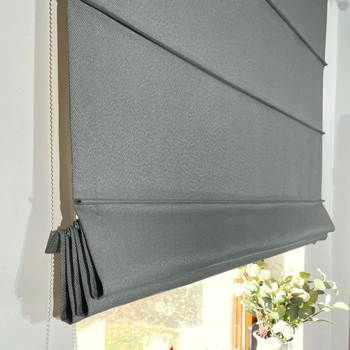 Roleta rzymska Melange / ciemnoszara 24 / szyta na wymiar
