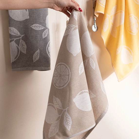 CYTRYNKA Ścierka kuchenna, rozmiar 50x70cm, kolor beżowy 002