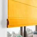 Roleta rzymska VELVET DELUXE / żółta 80 / szyta na wymiar