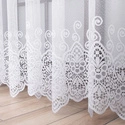 Firanka żakardowa 018495 / kolor biały / wysokość 250cm