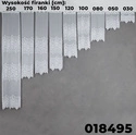 Zazdroska żakardowa na metry 018495 / wysokość 50cm