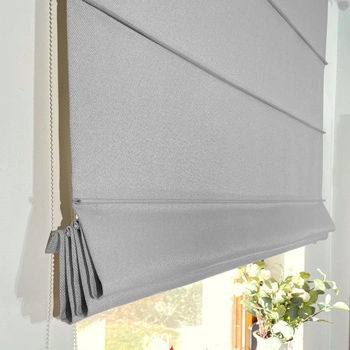 Roleta rzymska Melange / jasnoszara 16 / szyta na wymiar