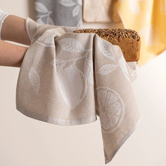 CYTRYNKA Ścierka kuchenna, rozmiar 50x70cm, kolor beżowy 002