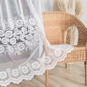 Firanka żakardowa na metry 044136 / kolor biały / wysokość 250cm