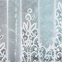 Firanka gotowa żakardowa 004304 / 330x120cm / kolor biały