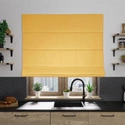 Roleta rzymska Melange / musztardowa 5 / szyta na wymiar