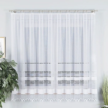 Firanka żakardowa 018669 / wysokość 180cm