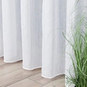 Firanka fantazyjna w pasy 018234 / kolor biały / wysokość 290cm