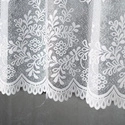 Zazdroska żakardowa 054160 / kolor biały / wysokość 90cm