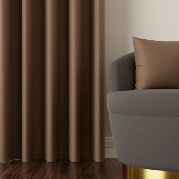 Tkanina NEW BLACKOUT / wysokość 280cm / kolor jasnobrązowy (806)