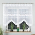 Firanka gotowa żakardowa BASTIA / 250x130cm / kolor biały