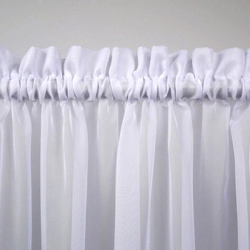 Usługa uszycia firanki(zasłony) z kanałem i grzywką