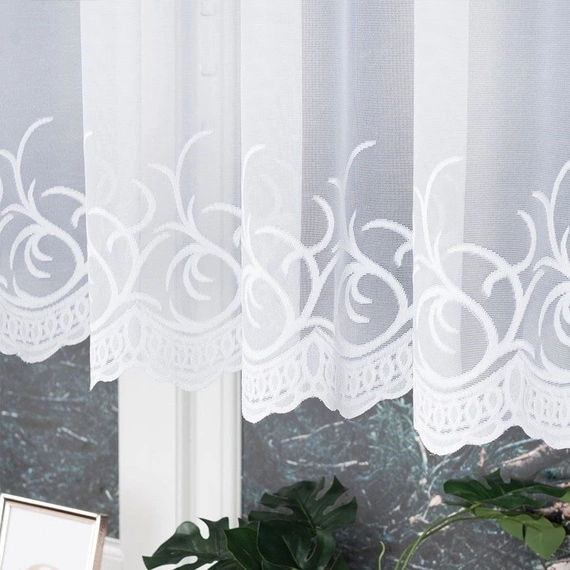 Firanka żakardowa na metry 023297 - wysokość 130cm