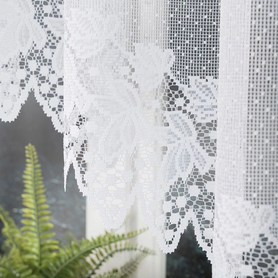 Firanka gotowa żakardowa HERNANI / 410x160cm / kolor biały