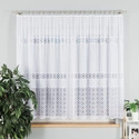 Firanka żakardowa na metry 018869 / kolor biały / wysokość 150cm