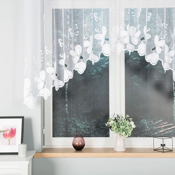 Firanka żakardowa gotowa TEODORA / 005099 / 300x120cm