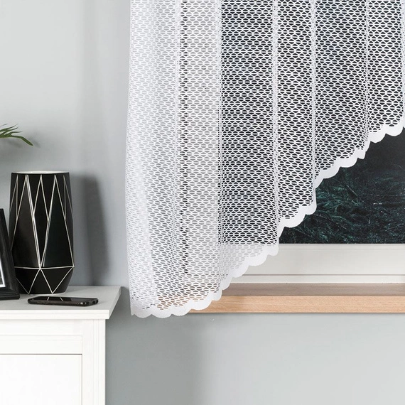 Firanka gotowa żakardowa KORINO / 310x160cm / kolor biały