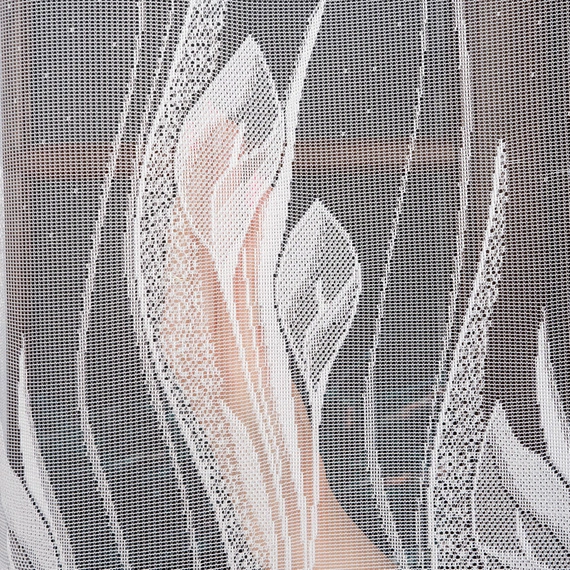 Firanka żakardowa na metry 002599 / kolor biały / wysokość 250cm