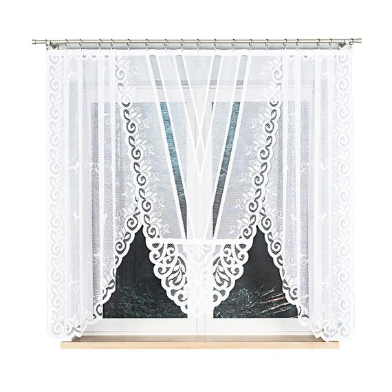 Firanka żakardowa gotowa ROZALIA / 019370 / 250x160cm