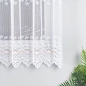 Firanka żakardowa gotowa na tasmie 018495 / kolor biały / 500x175cm