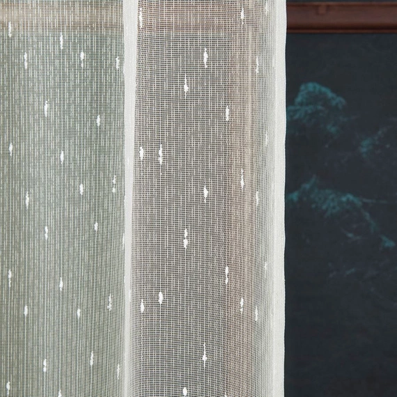 Markizeta a'la deszczyk 000163 z obciążnikiem / kolor kremowy / wysokość 330cm