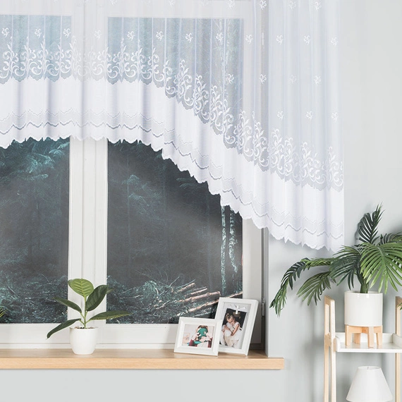 Firanka żakardowa gotowa GENOWEFA / 023419 / 400x120cm