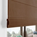 Roleta rzymska VELVET DELUXE / jasnobrązowa 75 / szyta na wymiar