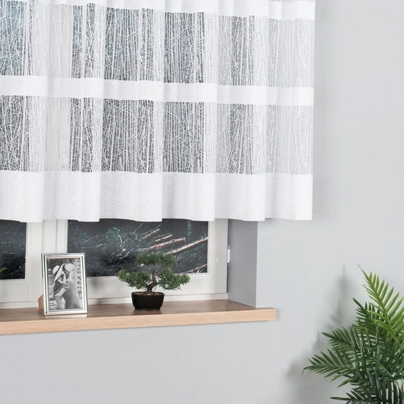 Firanka żakardowa w metrażu 018352 - wysokość 130cm