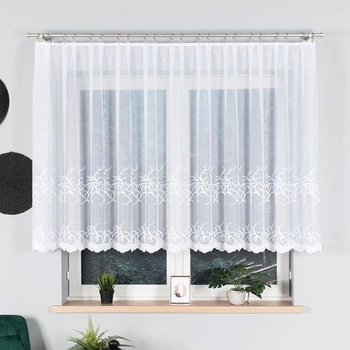 Firanka żakardowa na metry 023297 - wysokość 130cm