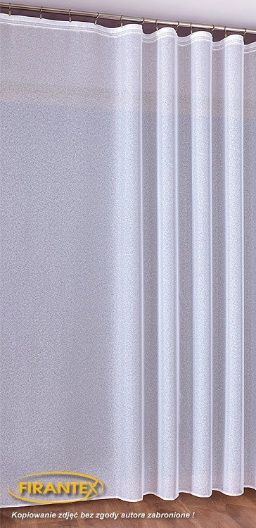 Firanka SABLE / kolor biały / wysokość 330cm