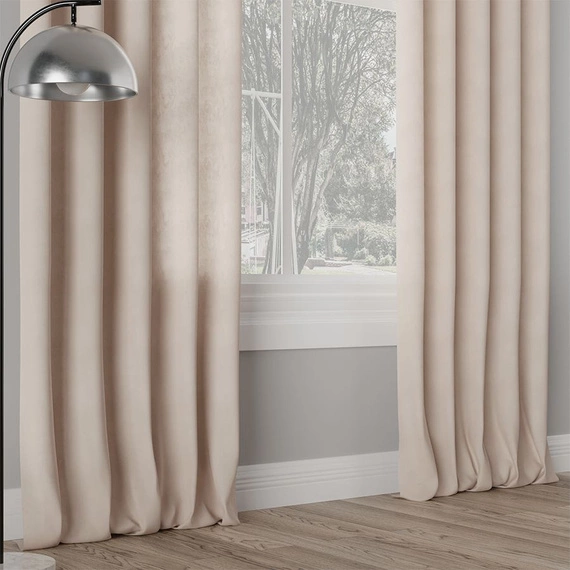 Tkanina zasłonowa MILAS / wys 290cm / kolor 370 (chłodny jasnobeżowy)