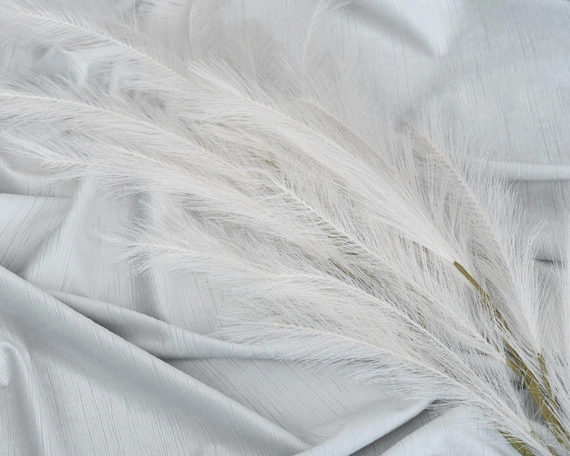 Tkanina zasłonowa VELVET EDEN prążkowana / wysokość 280cm / kolor 09 zimny jasny szary