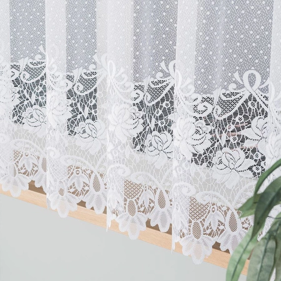 Firanka żakardowa gotowa DEMETRIA / 017480 / PROSTA / 400x160cm