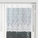 Zazdroska żakardowa 054160 / kolor biały / wysokość 60cm