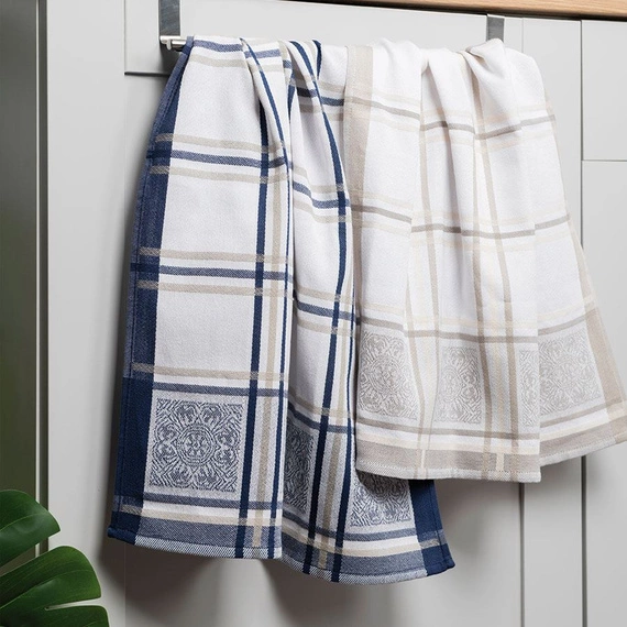 MAJOLICA Ścierka kuchenna, rozmiar 50x70cm, kolor granatowy 003