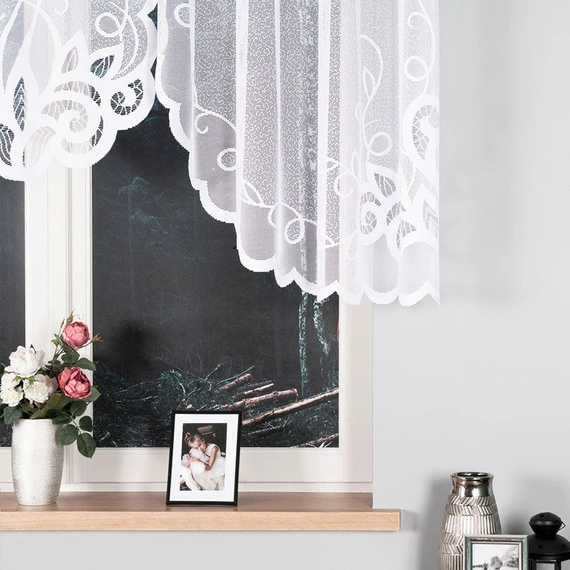 Firanka żakardowa gotowa EWELINA / 019312 / 300x120cm