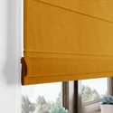 Roleta rzymska VELVET DELUXE / musztardowa 82 / szyta na wymiar