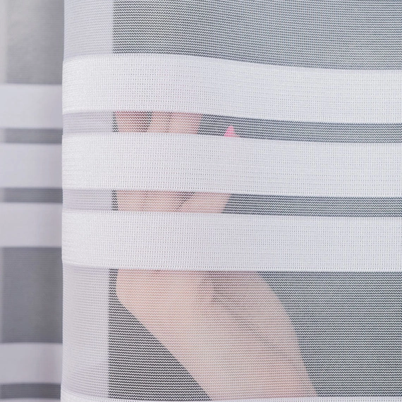 Firanka żakardowa na metry 000281 / kolor biały / kupon 75x160cm