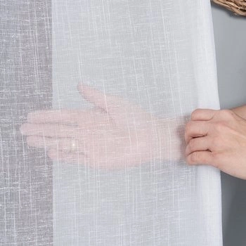 Firanka fantazyjna 015597 / wysokość 290cm / kolor biały