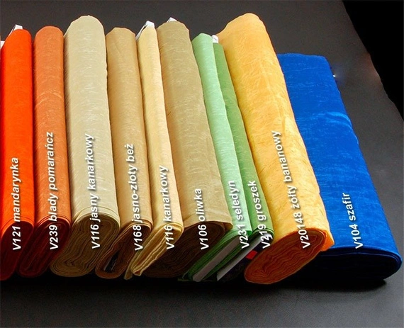 Tergalet jednokolorowy V269 - fiołkowy - kupon 150x380cm