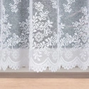 Firanka żakardowa 054160 / kolor biały / wysokość 160cm