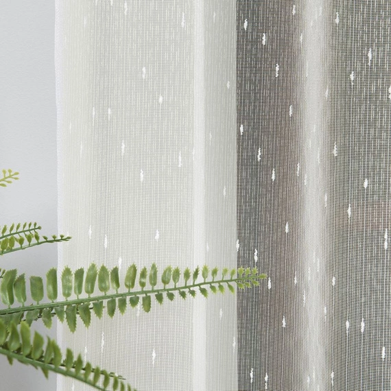 Markizeta a'la deszczyk 000163 z obciążnikiem / kolor kremowy / wysokość 330cm