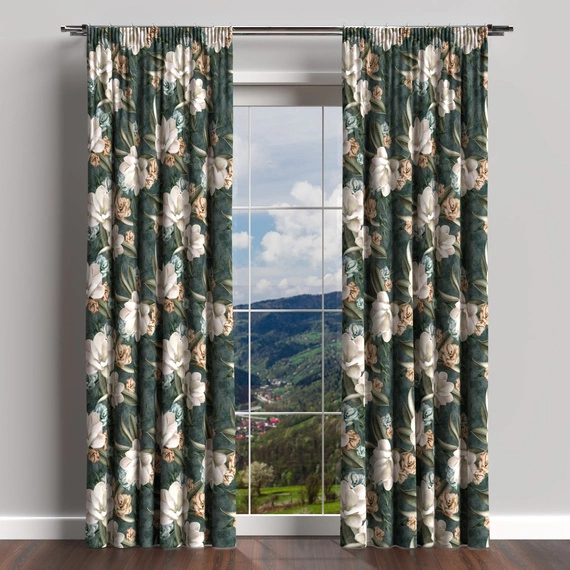 Tkanina welwetowa w MAGNOLIE 390928/003 - szer 150cm